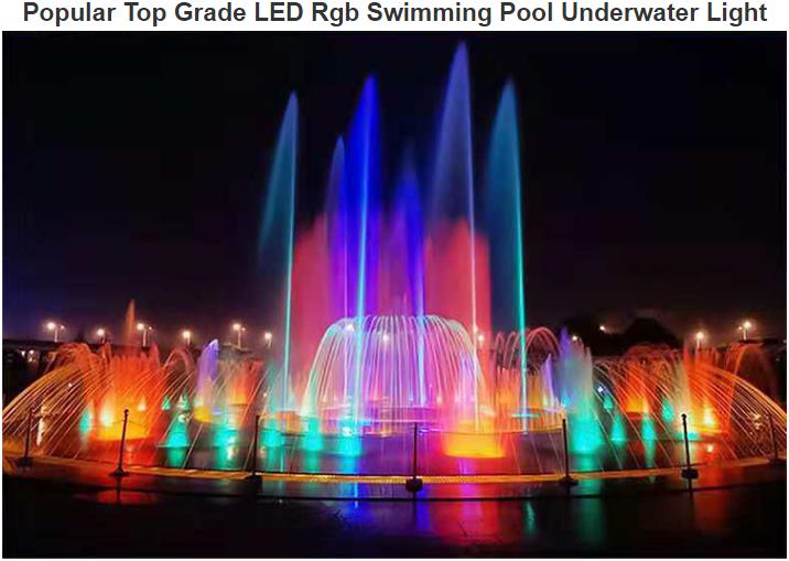 LED de Phríomhghrád Daonra Rgb Rgb Swimming Pool Underwater Light